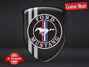 Ford Mustang Pegatina En Relieve Alta Calidad Profesional Personalizable